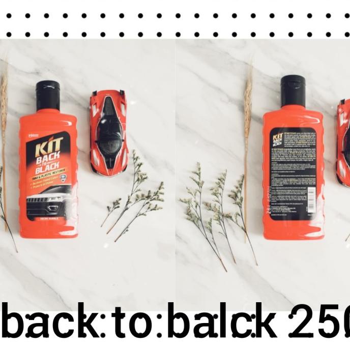 Kit Back To Black Penghitam Plastik Trim Dan Dashboard Mobil 250Ml