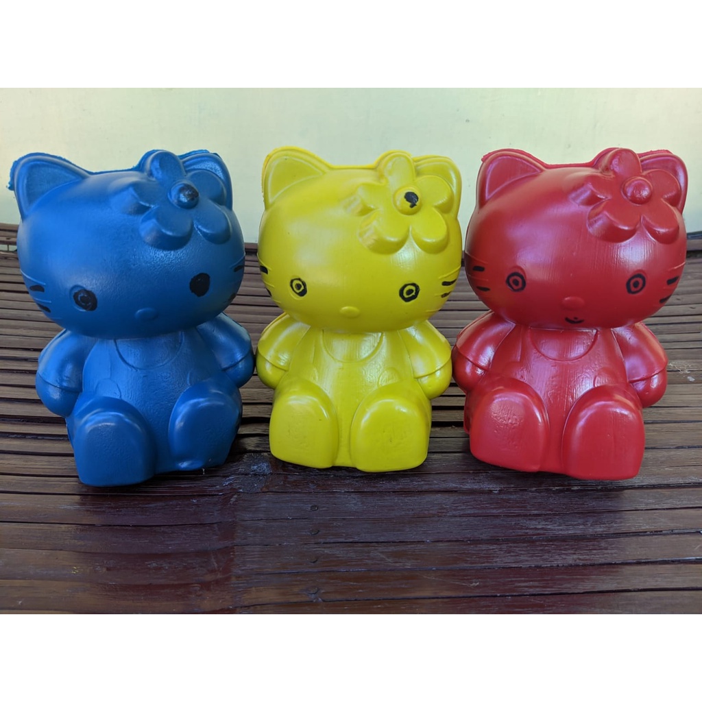 Celengan Plastik Hello Kitty / Celengan Mini Lucu