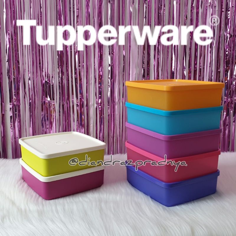 Large Square Away Tupperware