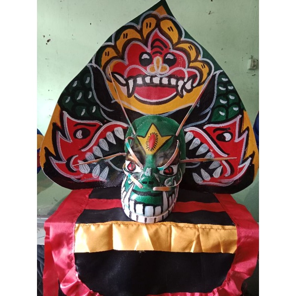 NEW Barongan devill spon kain panjang, barongan murah, barongan anak, caplokan spon