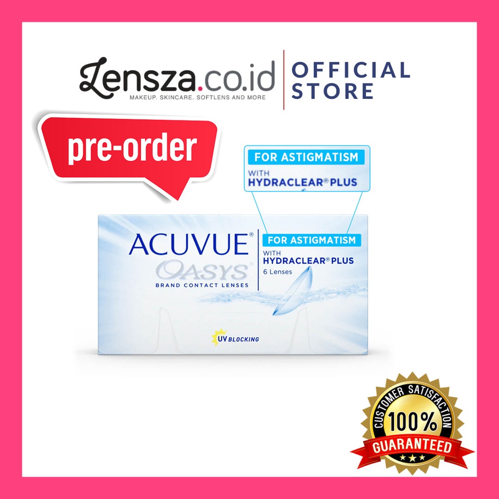 Softlens acuvue Silinder / Acuvue Oasys Astigmatism / Soflen Bening Acuvue Oasys