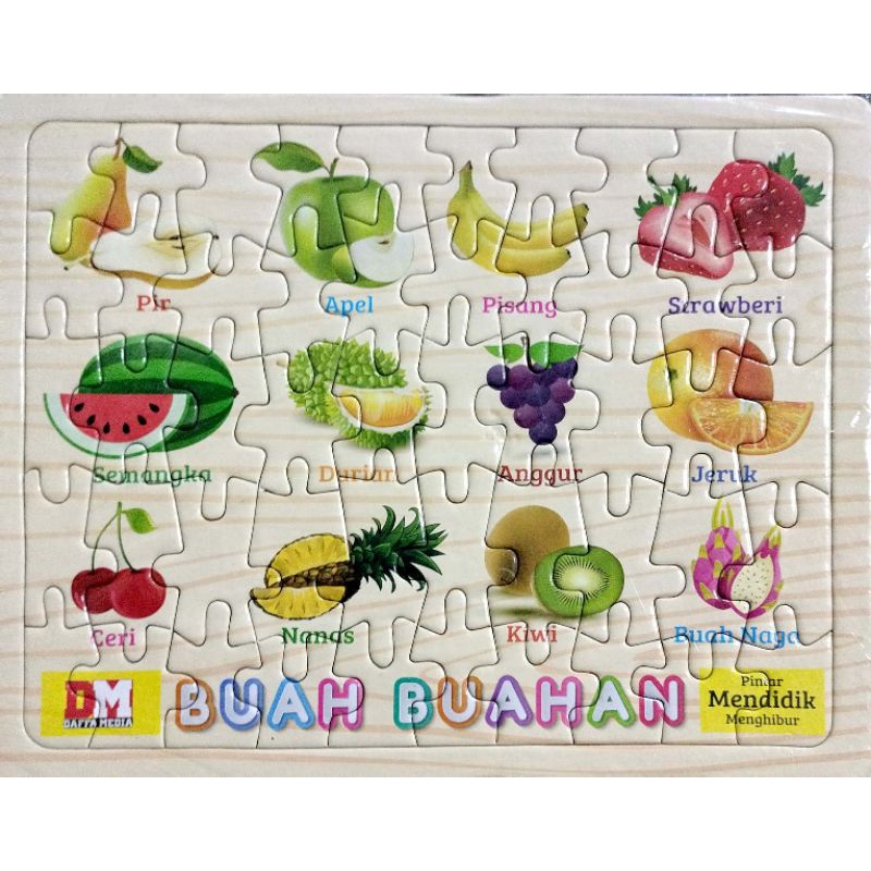fuzzle anak / edukasi mainan anak (22x33cm)