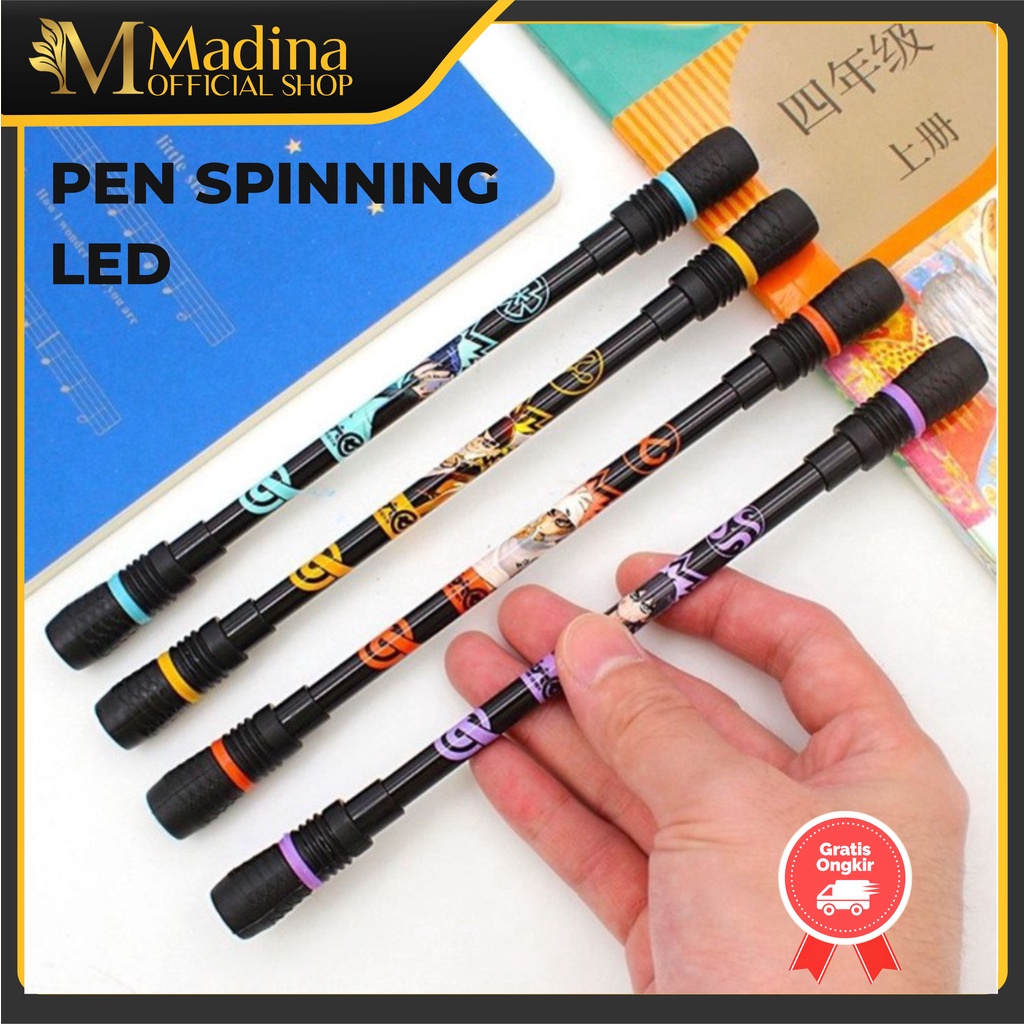

Pen Spinning LED spining Original Pulpen Anime Demon Slayer Model Putar Magnet