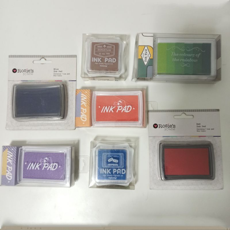 Aneka Ink Pad Bak Tinta Cap Stamp Pad Color