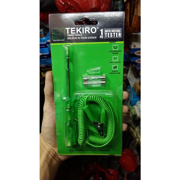 Taspen Tekiro Tester Tespen Listrik / Test Light / Alat Tes Tegangan Listrik