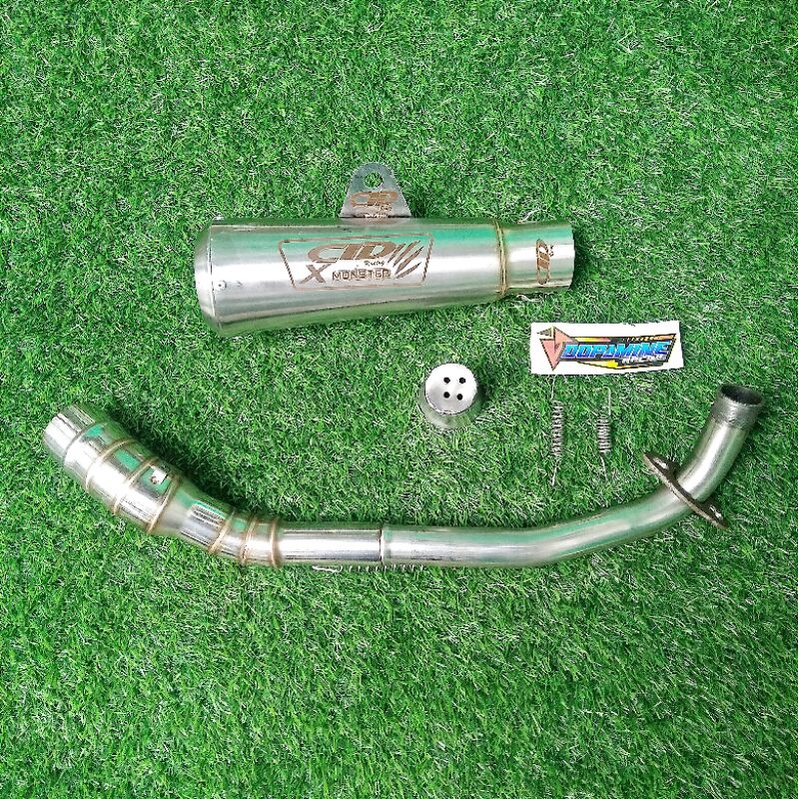 (bonus DB killer) Knalpot Racing CLD X MONSTER PNP Beat Mio Scoopy Aerox PCX Vario