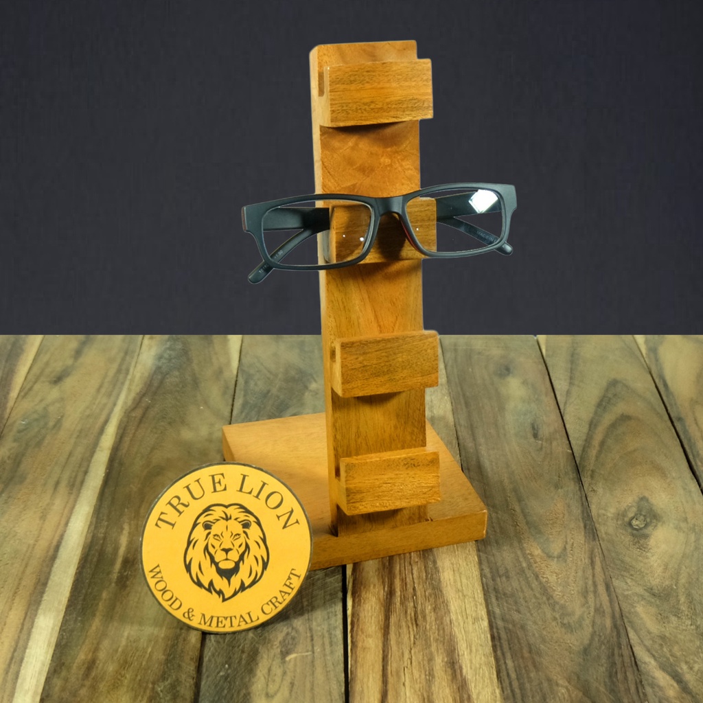 WOOD STAND GLASES STAND KACAMATA RAK KACAMATA TEMPAT KACAMATA