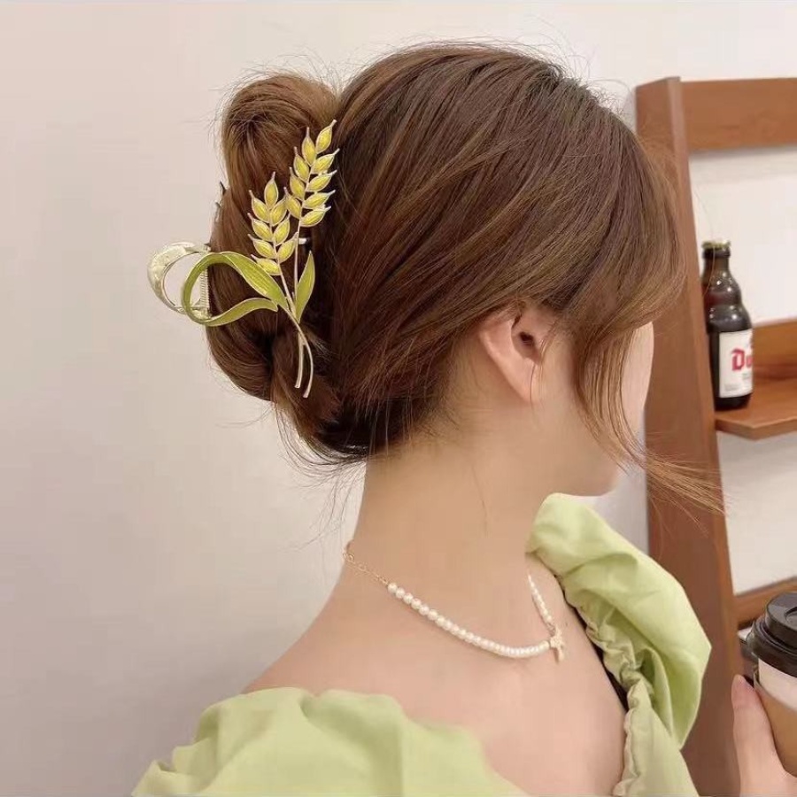 Jepit Rambut Ponytail Bahan Alloy Gaya Korea Untuk Wanita