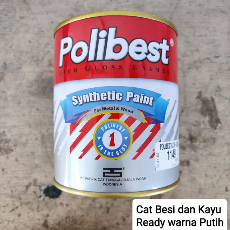 

Cat Minyak Besi Kayu 1kg Polibest 1kg Putih Super White