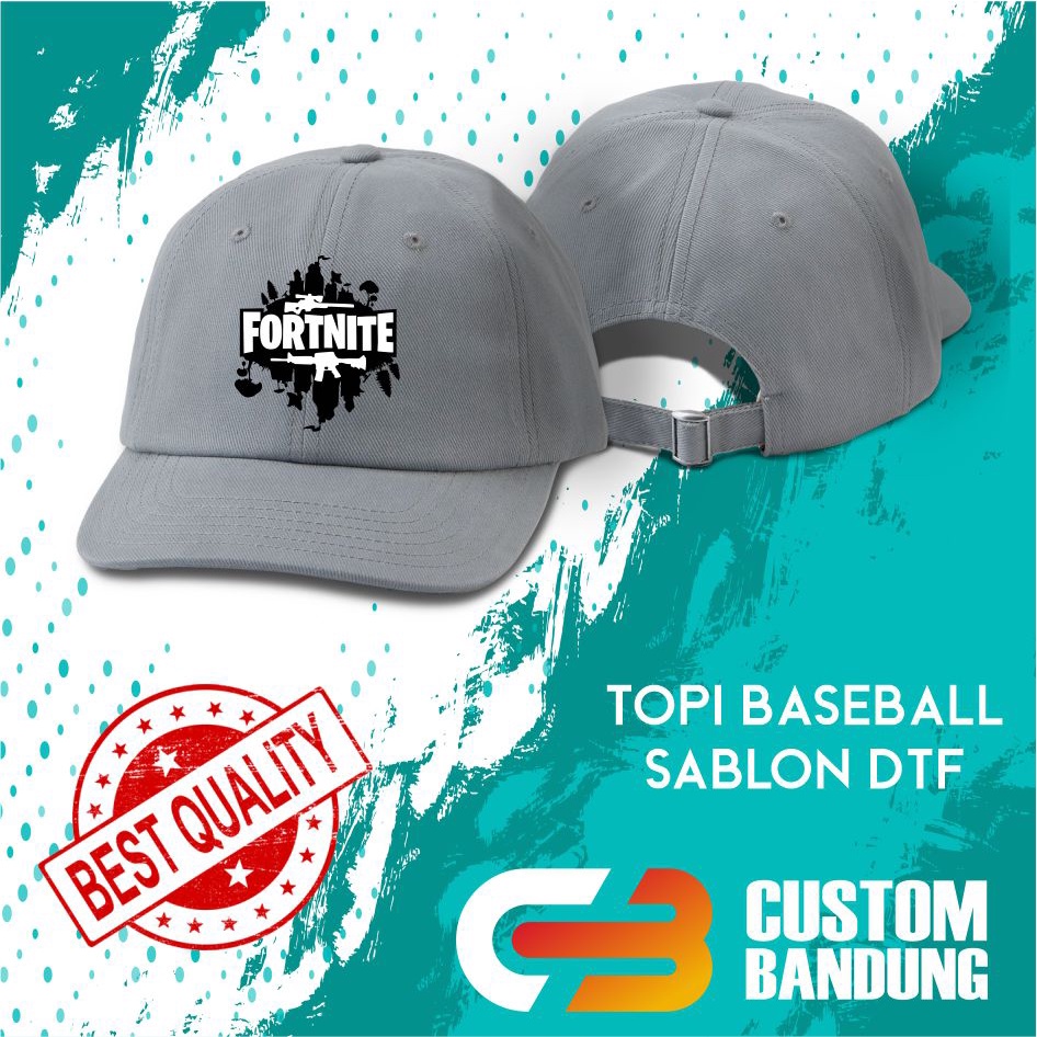 Topi Baseball FORTNINE 4  Pria Wanita Topi Cap Bisa Tulis Nama Bisa COD Original High Premium Quality