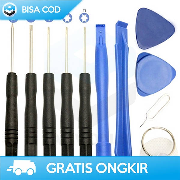 OBENG HP REPAIR TOOL ALAT REPARASI HANDPHONE ALLOET 11 IN 1 STAINLEES