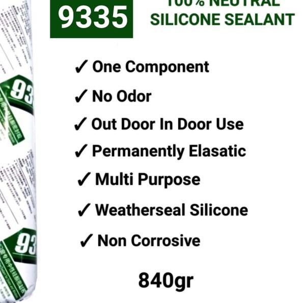 

Lem ACP Sosis Silicone Sealant ELLPRO NP - Neutral Plus 800gram - CLEAR