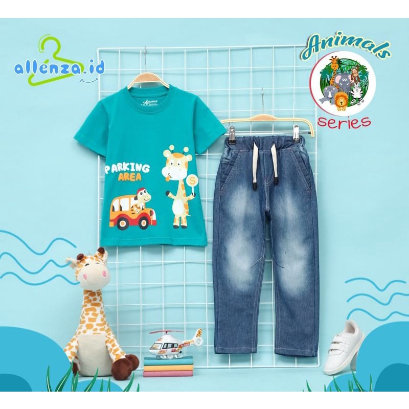 SETELAN JEANS ANAK  4-12 th by Allenza