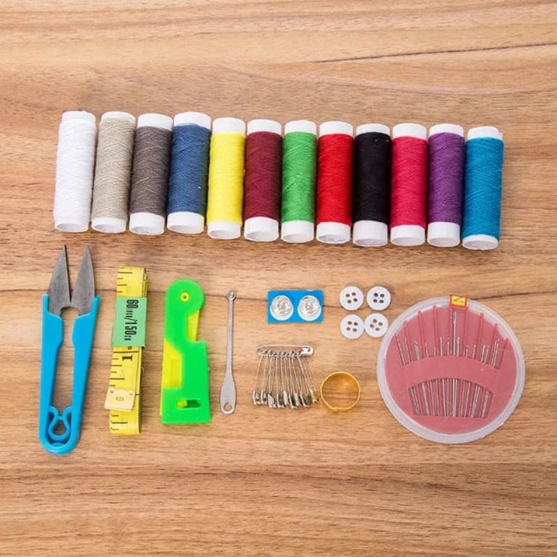 Paket alat jahit set sewing box kit