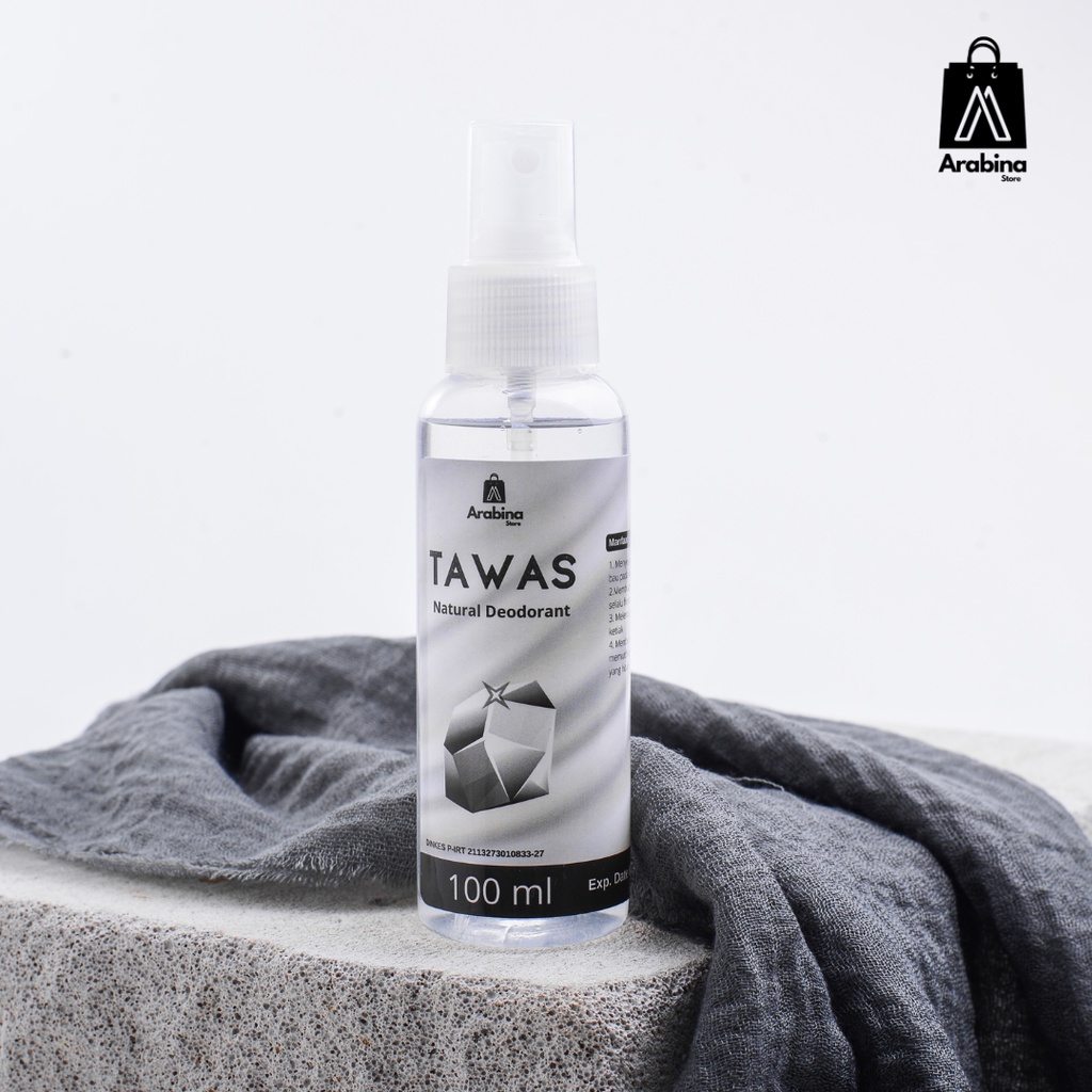 Tawas Spray Natural Deodorant Deodoran Non Alkohol