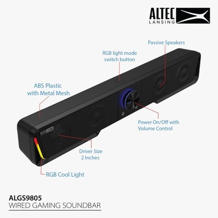 Altec Lansing speaker Soundbar ALGS9805