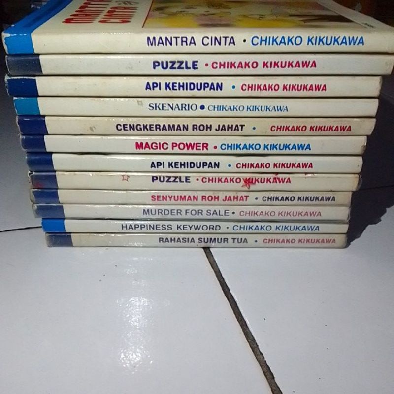 KOMIK CHIKAKO KIKUKAWA,KOMIK MISTERI,SERIAL CANTIK/TAMAT,ORIGINAL