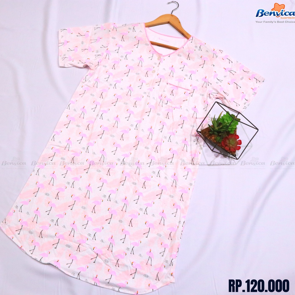 BAJU TIDUR DASTER KANCING GINA SECRET