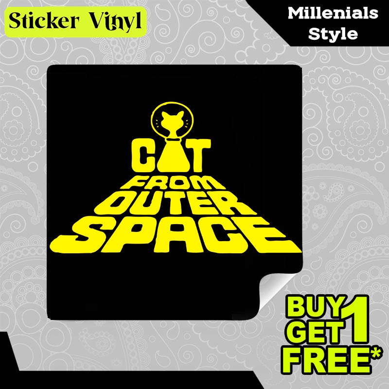 

Stiker Sticker Cat From Outer Space Gambar Unik Desain Keren dan Kekinian Aesthetic Bahan Vinyl Satuan Anti Air