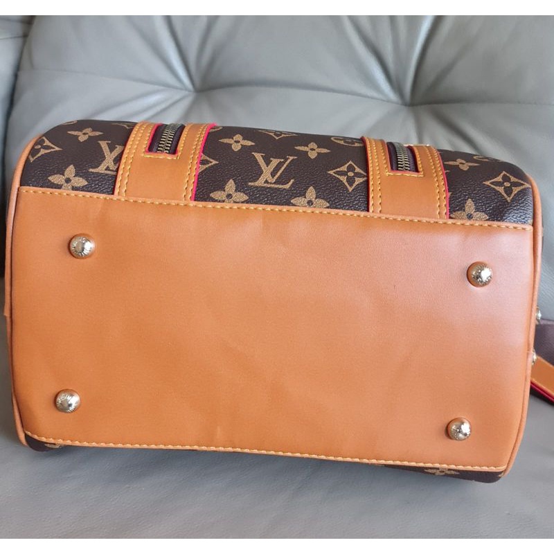 Tas Wanita Top handle Lv Speedy Tas selempang Size 25 Free Dompet Waterproof