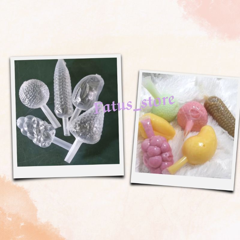 Plastik Es  Pudot campur 500 pcs