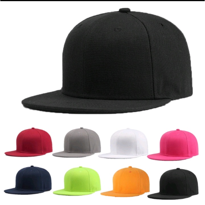 Topi Snapback Polos Pria Flexfit Yupoong Premium Classic