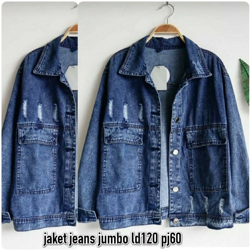 jeans wash blus/fashion wanita modern