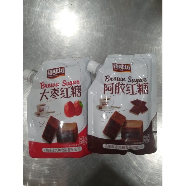 

Gula merah / brown sugar hong tang 红糖 300gr