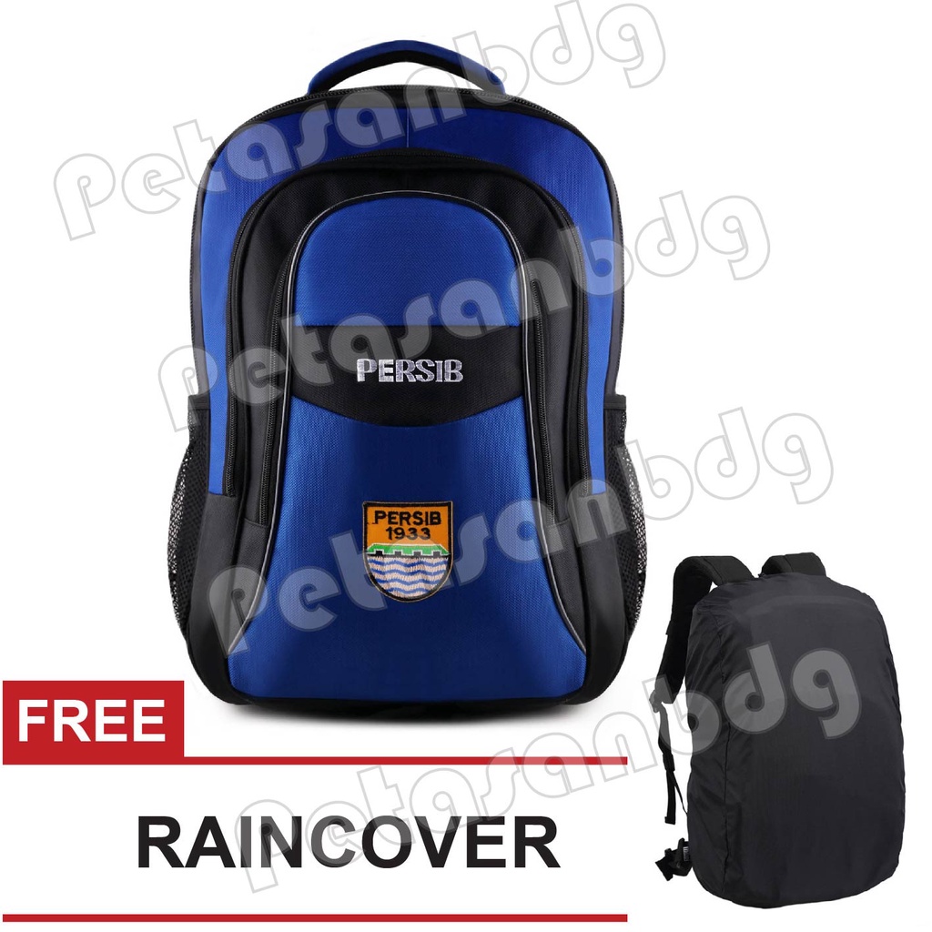 RTM - Tas Ransel Bola Klub Persib Backpack 1933 - Blue + FREE Raincover