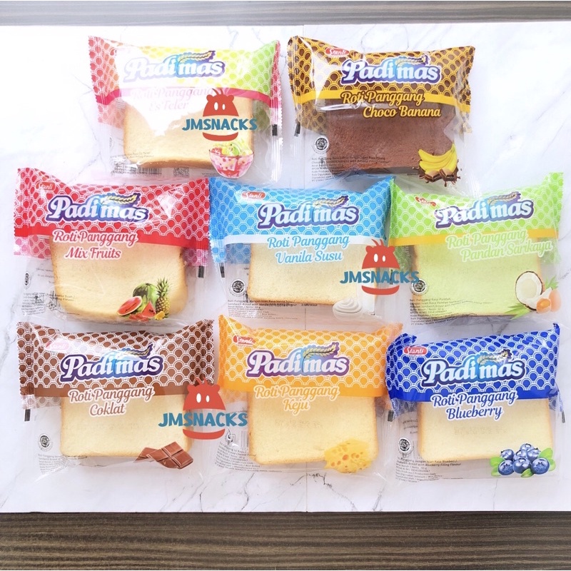 Aoka Roti Panggang Lembut Bermacam aoka keju aoka roti gulung roti bakar padimas roti viral roti padi mas aoka 1 dus