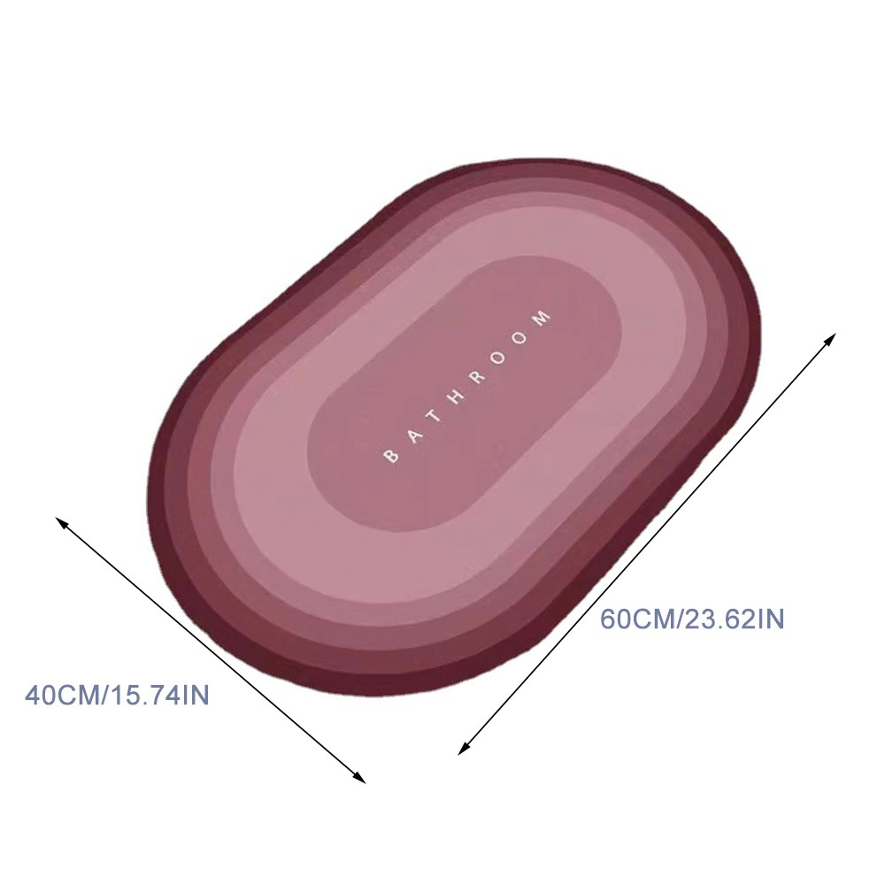 Keset Kamar Mandi Penyerap Super Cepat Kering Anti-selip Karpet Toilet