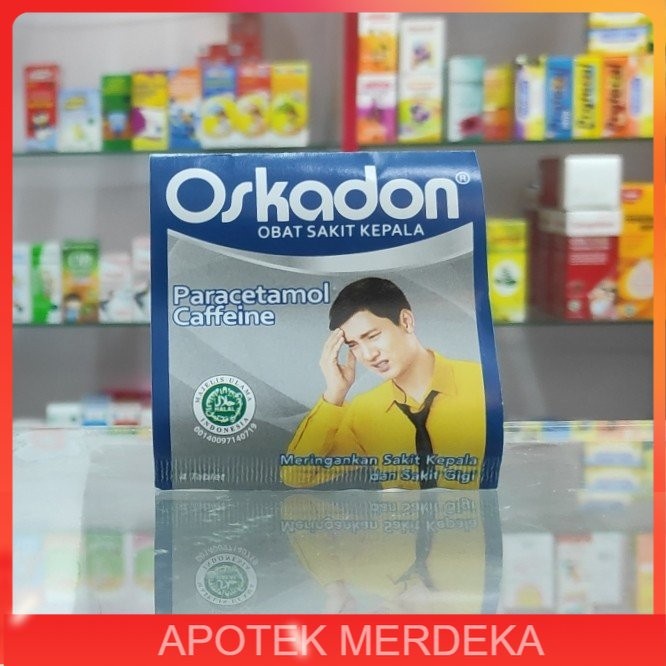 Jual Oskadon Biru Oskadon Obat Sakit Kepala Strip Shopee Indonesia