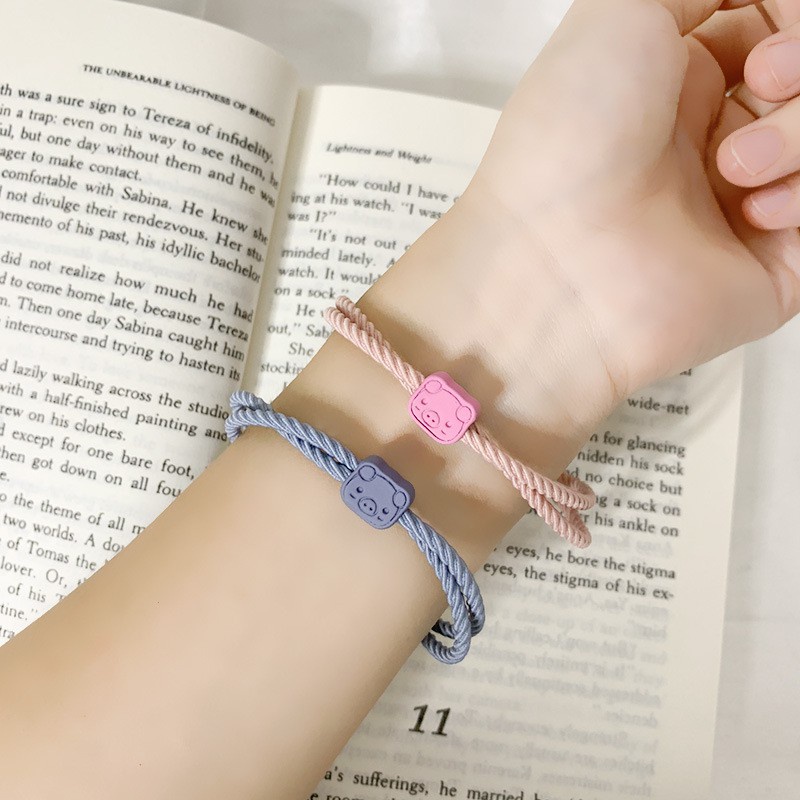 Ikat Rambut Simple Model Gelang Gaya Korea Aksesoris Fashion Wanita Import