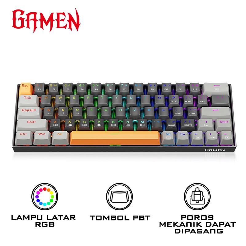 Gamen Titan 3 Mini RGB 60% Mechanical Gaming Keyboard