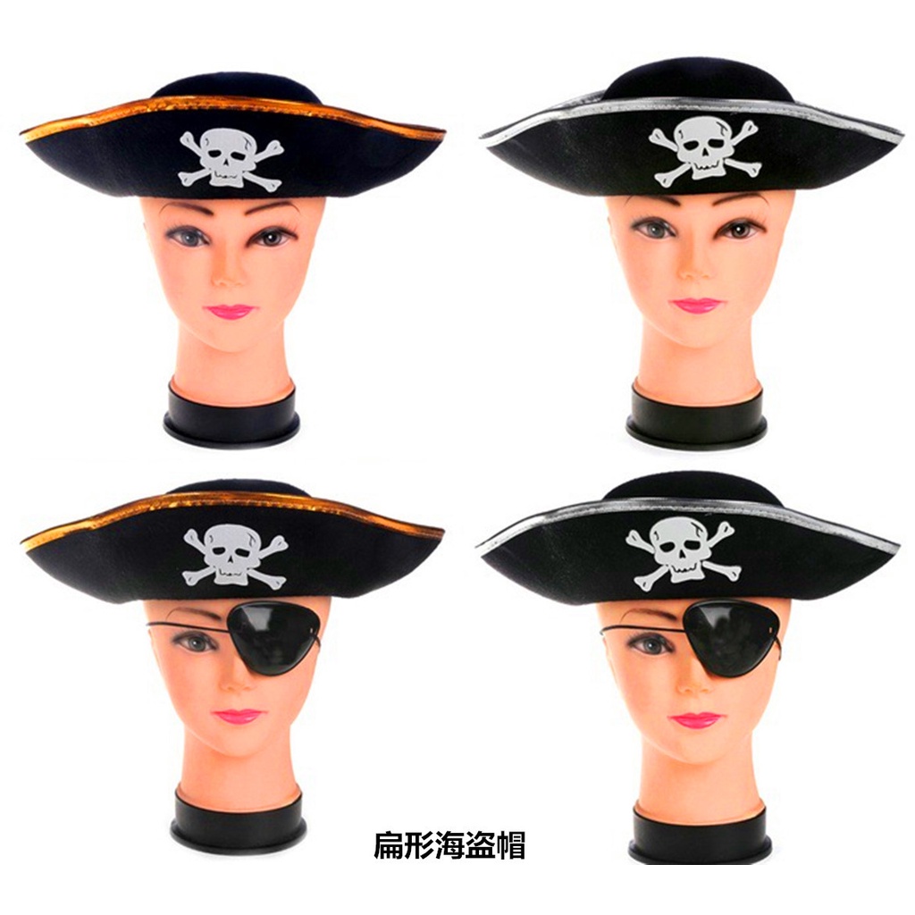 TOPR topi pirates dewasa bajak laut pirate tengkoreak cosplay halloween