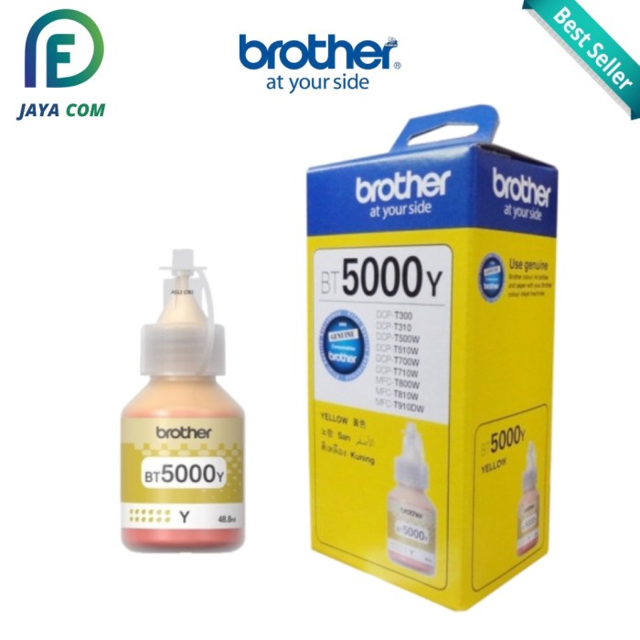 

Tinta Brother BT5000 Yellow Original/Tinta Printer Brother Bt5000 - Kuning