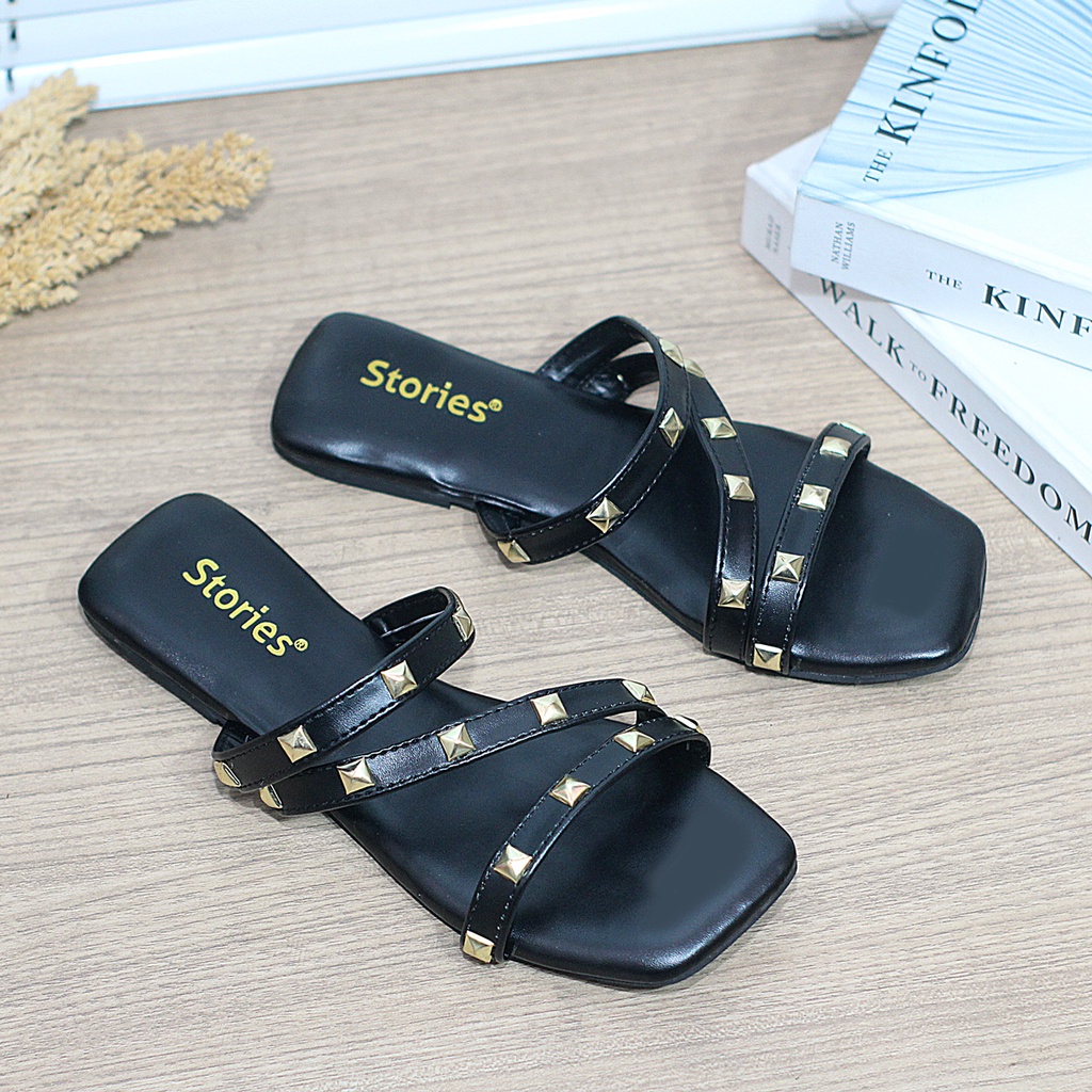 Sandal Wanita Flat Stories Devia