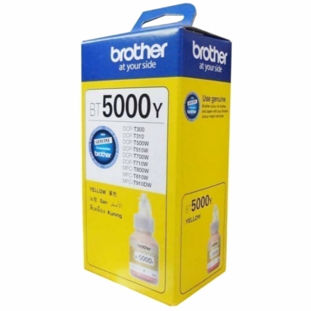 TINTA BROTHER BT5000 YELLOW FOR INK PRINTER DCP - T300 ,DCP -T500W & DCP-T700W-KUNING