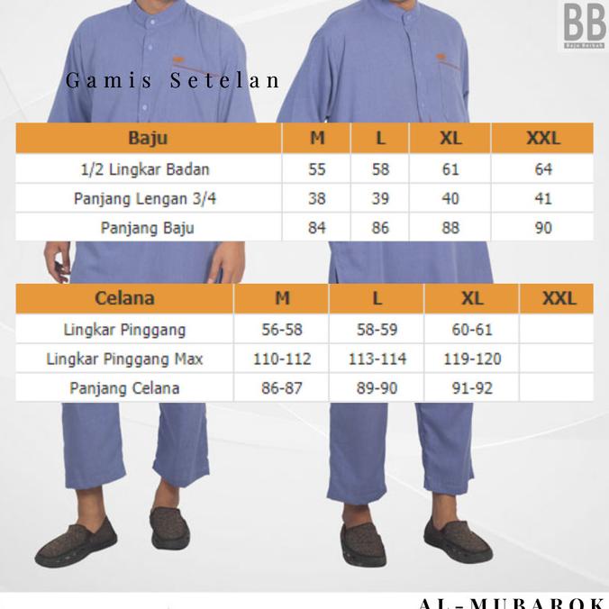 Baju Berkah / Gamis Setelan Pria / Gamis Pria Al Mubarok / Gamis Cowo