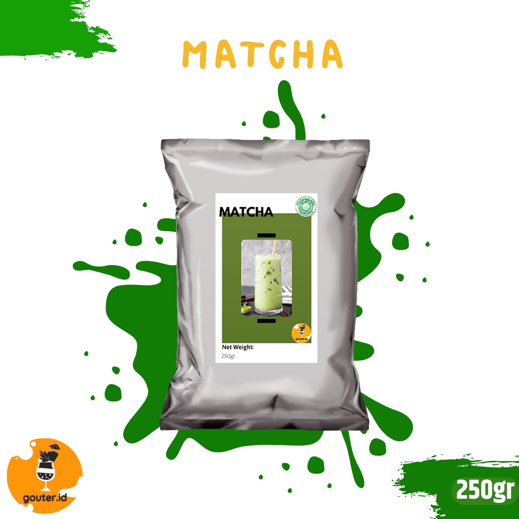 BUBUK MINUMAN RASA MATCHA 250GR / SERBUK MINUMAN ANEKA RASA / BUBUK MINUMAN KEKINIAN / MINUMAN INSTAN / BOBA DRINKS