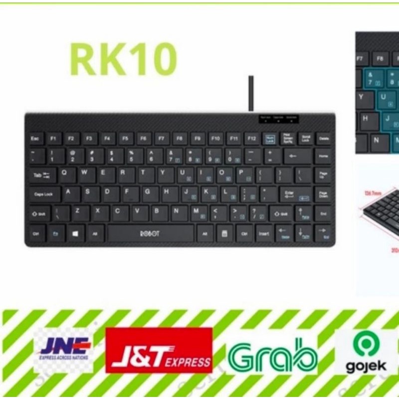 Keyboard Robot RK10 , Mini Keyboard USB Wired Robot