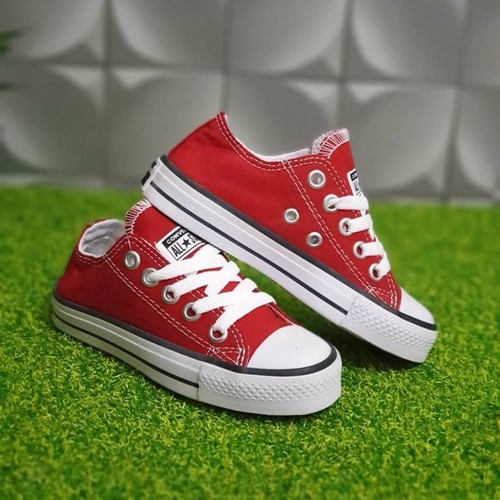 SEPATU ANAK LAKI LAKI | SEPATU ANAK PEREMPUAN | SEPATU ANAK CONV3RS3 4LL ST4R PENDEK TALI SIZE 21-35