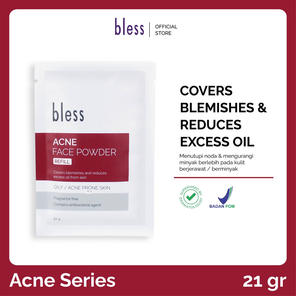 BLESS ACNE FACE POWDER (REFILL) 21gr