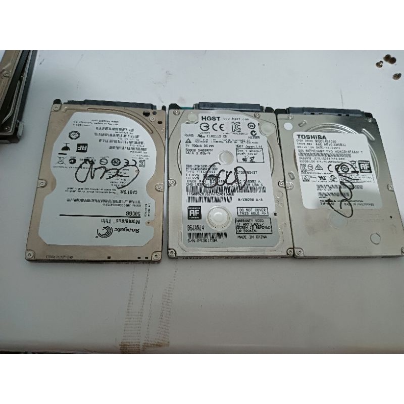 hardisk laptop 500 gb slim bekas
