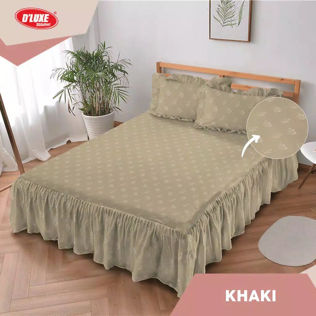KINTAKUN - Sprei Seprai Sprey Sepray Rumbai Rumbay Rempel Polos Emboss KINTAKUN DELUXE Kasur Set Ori