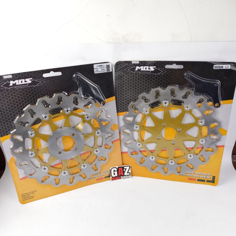 Piringan Cakram Shogun 110 125 Smash Satria Hiu 2T Lumba Disc brake 300mm set braket