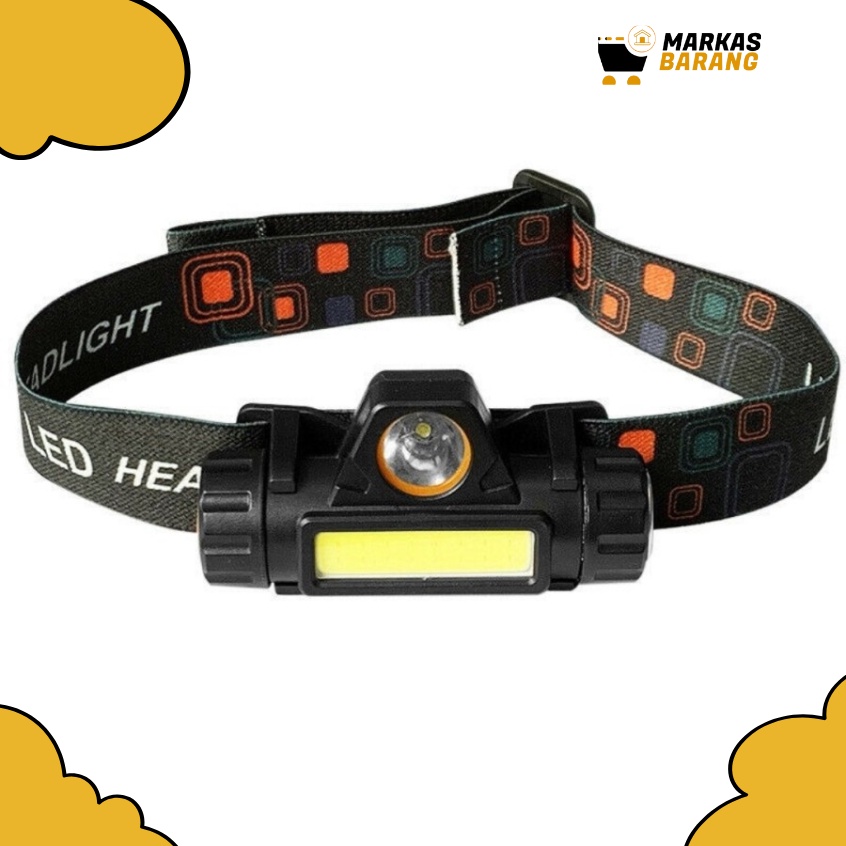 Lampu Senter Kepala/Head Lamp Recharger Magnet