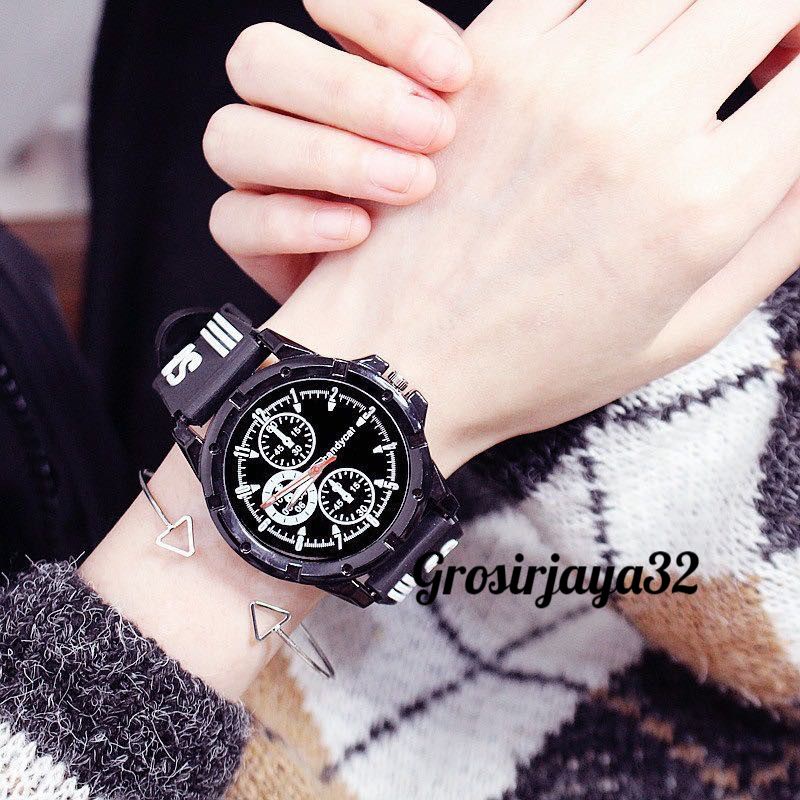 (GROSIRJAYA32) Jam Tangan CandyCat JAUZA Jam Tangan Sport Tali Leather / Jam Tangan Analog CandyCat PU Leather