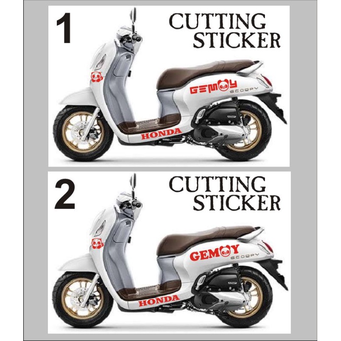 stiker cutting sticker variasi gemoy buat disemua scoopy