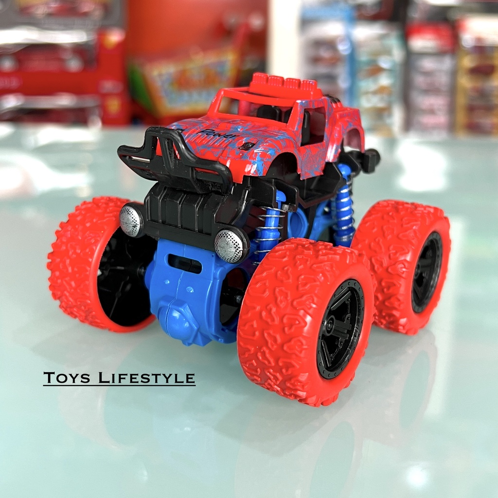 Mainan Anak Mobil Jungkir Balik Big Wheel Monster Zap Stunt Car Lucu